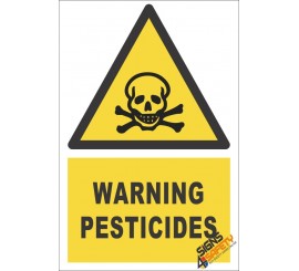 Pesticides Warning Sign