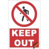 Keep Out Sign