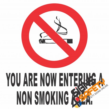 (NS6) Non Smoking Area Sign 