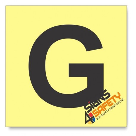 Ground Floor, Photoluminescent, (Glow in the Dark) Sign