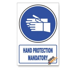 (MV5/D1) Hand Protection, Descriptive Safety Sign