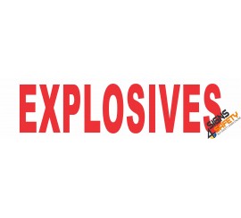 (C6) Explosives Sticker 