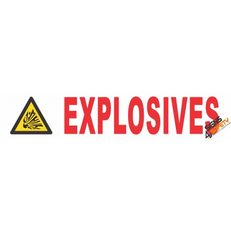 (C7) Explosives Sticker 
