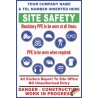 (C35) Site Safety / Personal Protective Equipment Mandatory Sign 