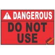 (CS6) Dangerous Scaffold Do Not Use Sign