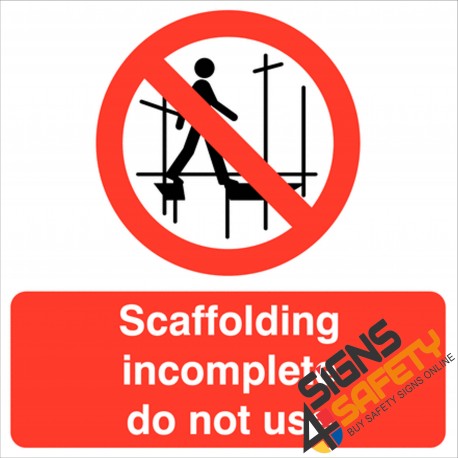 (CS4) Scaffolding Incomplete Do Not Use Sign