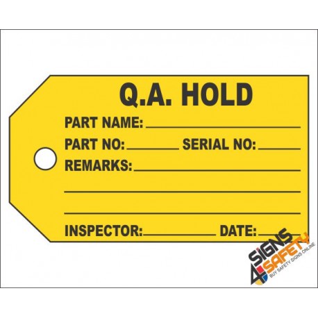 (IST7) Q.A. Inventory Tag