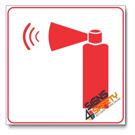 Handheld Fire Alarm Sign