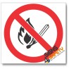 (PV2) No Open Flame Sign