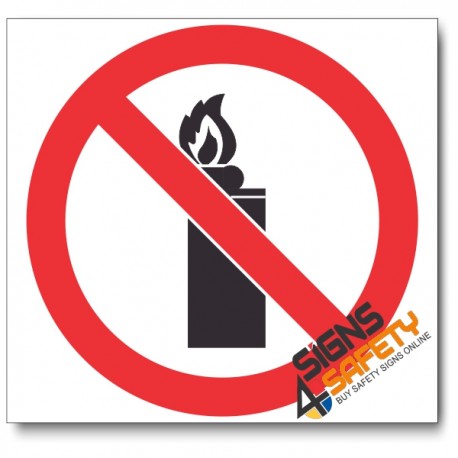 (PV26) No Lighters Sign