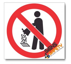 (PV28) No Drain Pollution Sign
