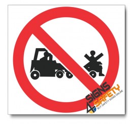 (PV30) No Lifting On Trolleys Sign