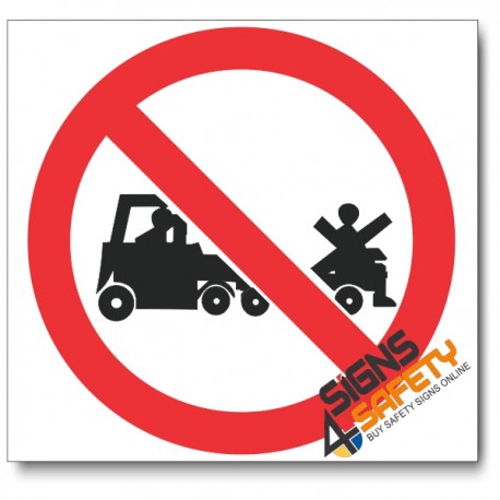 (PV30) No Lifting On Trolleys Sign