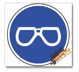 (MV1) Eye Protection Mandatory Sign 