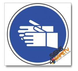 (MV5) Hand Protection Mandatory Sign 