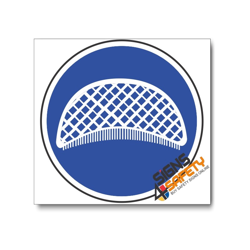 Nosa / SABS (MV26) Hair Nets Mandatory Sign