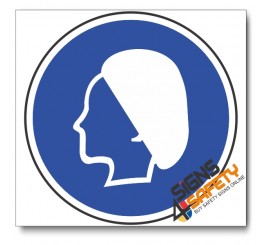 (MV26A) Hair Nets Mandatory Sign 