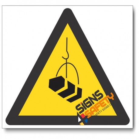 (WW8) Suspended Loads Hazard Sign