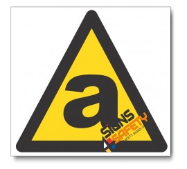 Asbestos Hazard Sign