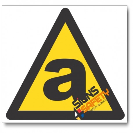 Asbestos Hazard Sign