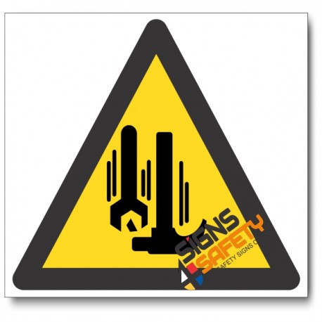 Workers Overhead Hazard Sign