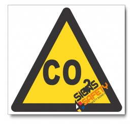 Carbon Dioxide Hazard Sign