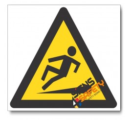 Slippery Walking Surface Hazard Sign