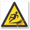 Slippery Walking Surface Hazard Sign