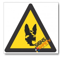 Beware Of Dog Hazard Sign
