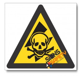 Exposed Live High-Voltage Hazard Sign