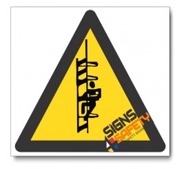 Catwalk Hazard Sign