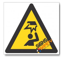 Overhead Hazard Sign