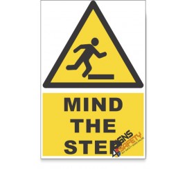 Mind The Step Sign