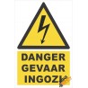 (EW1) Danger / Gevaar / Ingozi Electrical Sign