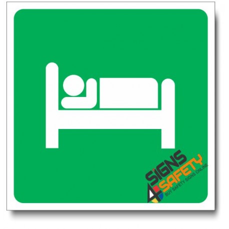 (IN124) Sleeping In Bed Sign