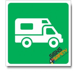 (IN129) Motor Home Sign