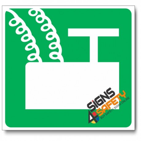 (GA7) Blasting Point Sign