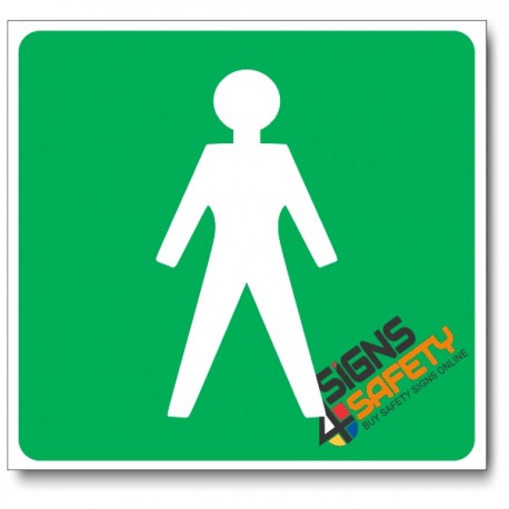 (GA11) Mens Toilet Sign