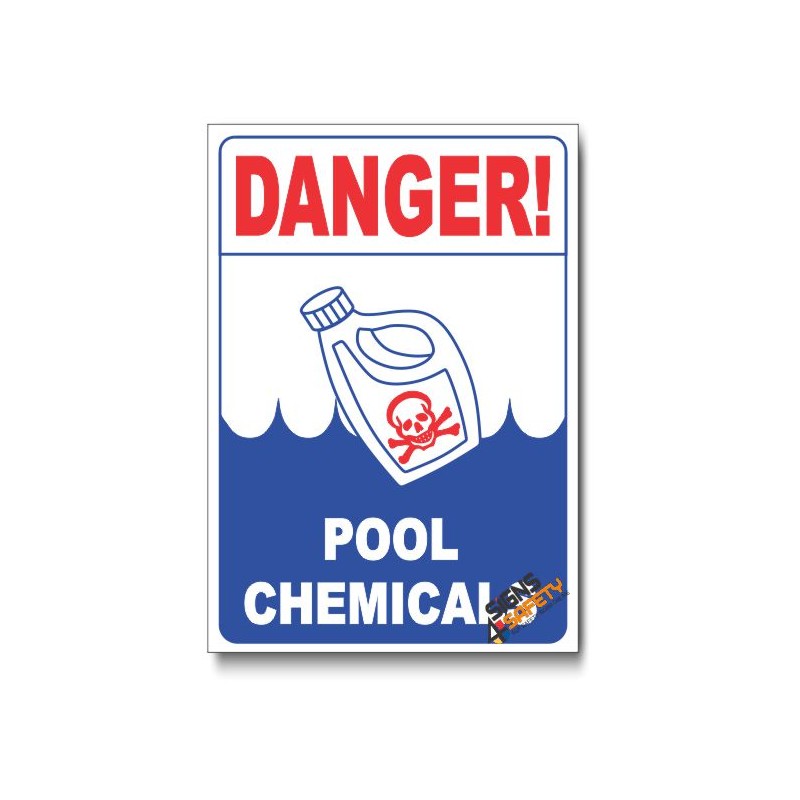 Nosa / SABS Danger Pool Chemicals Sign, Online South Africa,