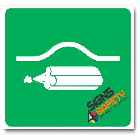 (GA21) Location Of Bomb Bag Sign