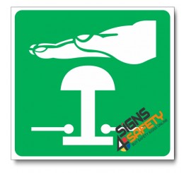 (GA29) Emergency Stop Sign