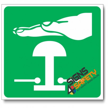 (GA29) Emergency Stop Sign