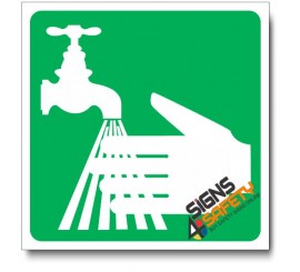 (IN5) Hand Wash Sign