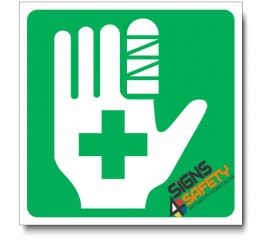 (IN7) First Aid Sign