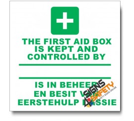 (IN8) First Aid Controller Sign