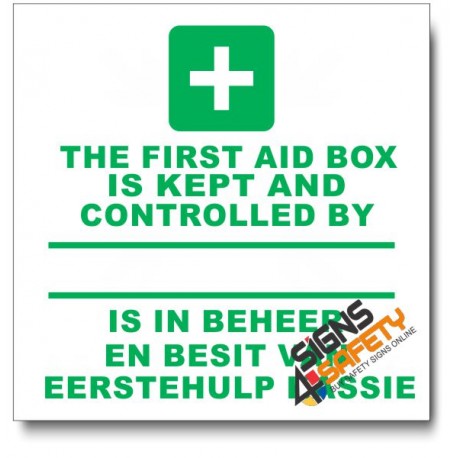 (IN8) First Aid Controller Sign