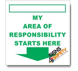 (IN11) Area Of Responsibility Sign