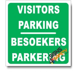 (IN16) Visitors Parking Sign