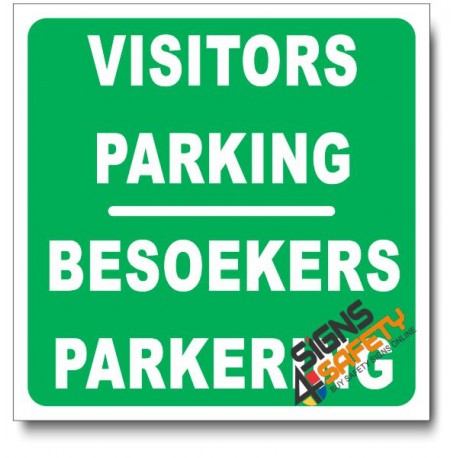 (IN16) Visitors Parking Sign