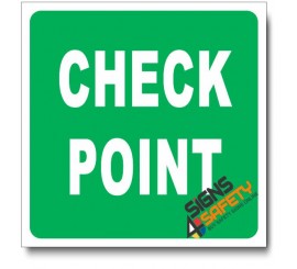 (IN18) Check Piont Sign
